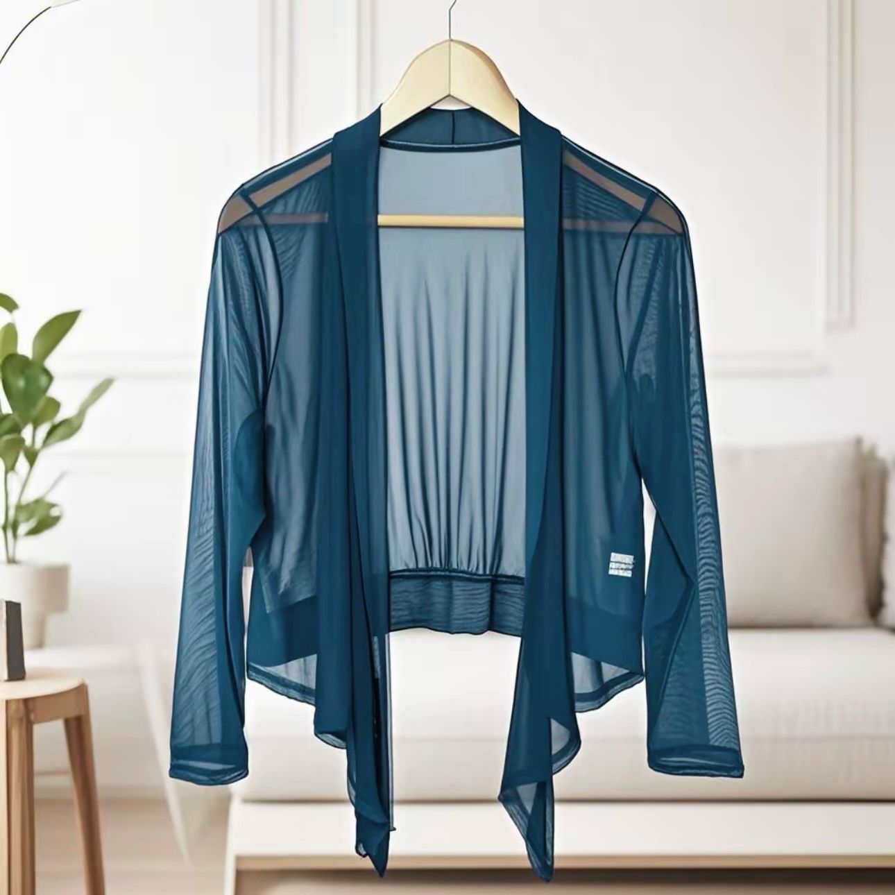 Lightweight Summer Shawl Cardigan Short Sleeve Sun Protection Cover-Up Plus Size