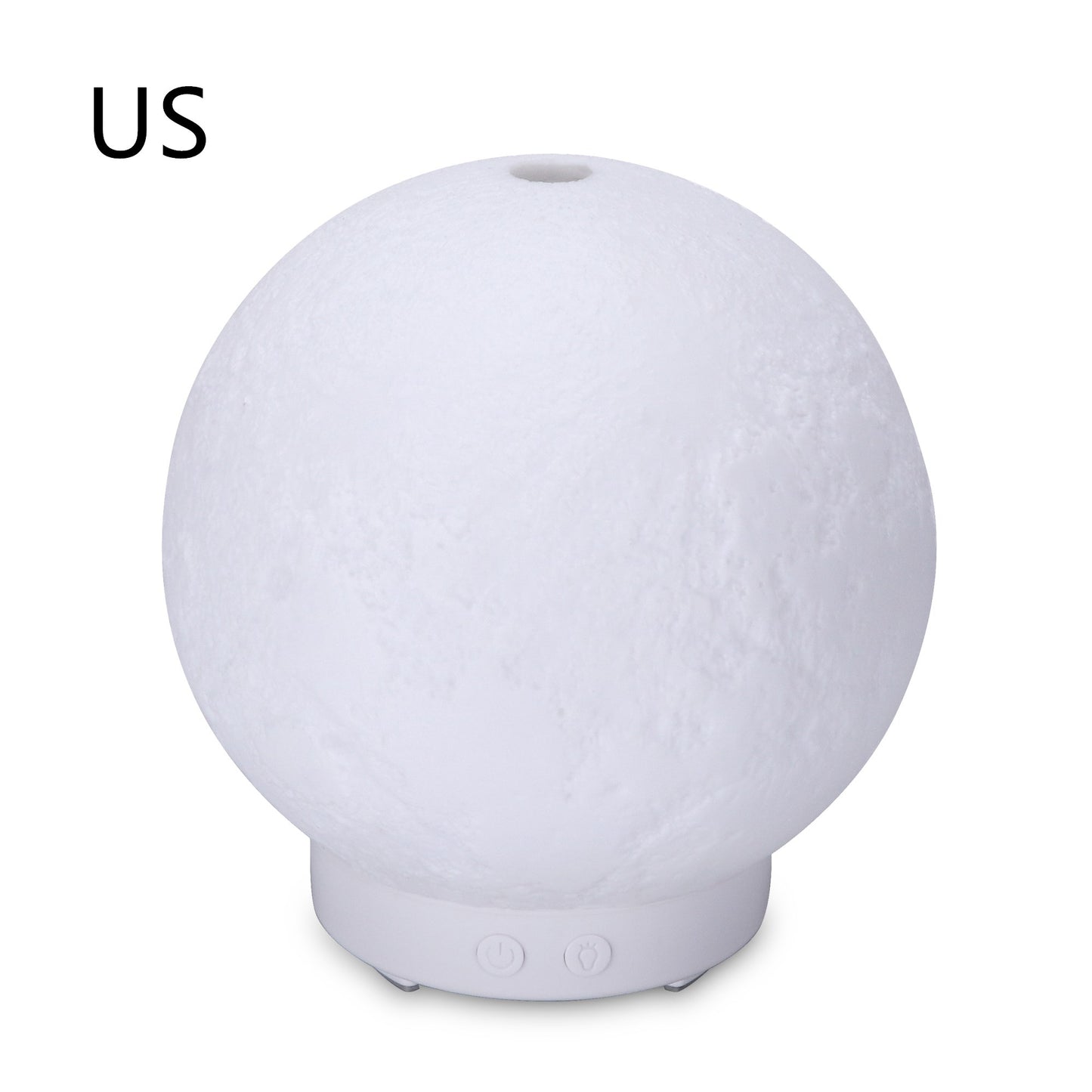 Sarah Express Moon Light Ultrasonic Humidifier Aroma Diffuser Essential Oil Aromatherapy Mist Maker White base US
