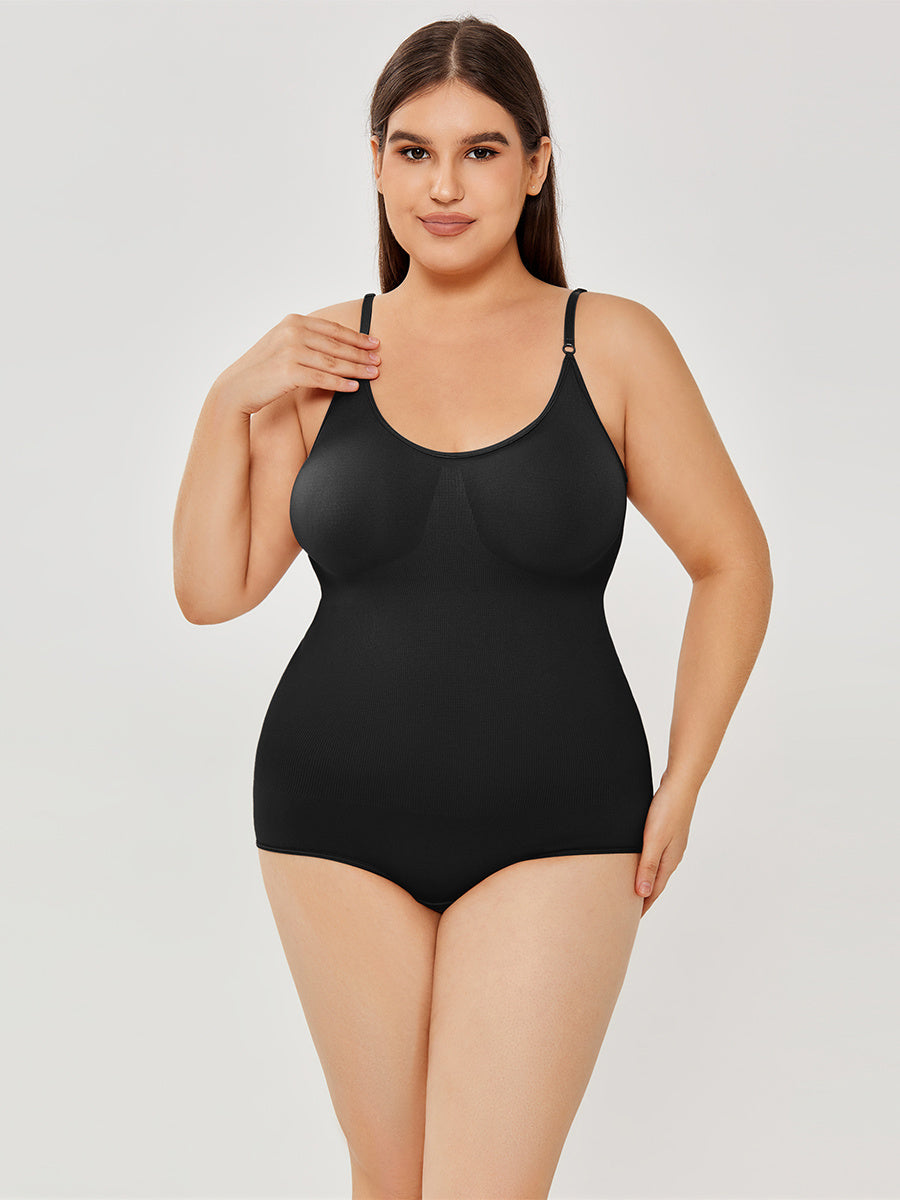 Women's Full Body Shaper Bodysuit Tummy Control Shapewear Bust Support