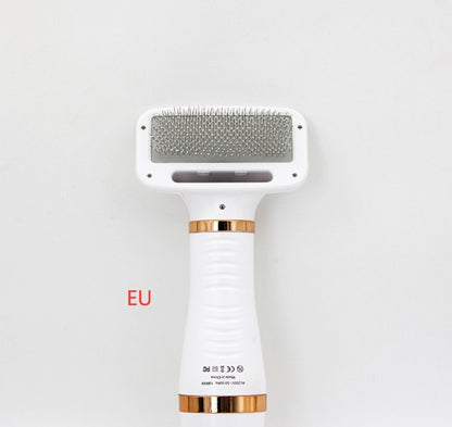 Sarah Express 2-in-1 Pet Hair Dryer Brush Comb for Dogs & Cats Gold EU