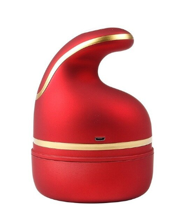 Sarah Express Electric Head Massager 3D Cervical Vertebra Massage - USB Rechargeable Scalp Massager for Stress Relief & Relaxation Wine red