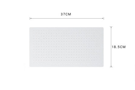 Sarah Express Nordic Pegboard Wall Organizer - Kitchen Tool Storage Rack White Small