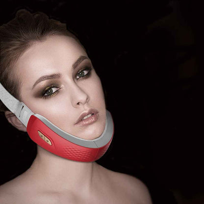 Sarah Express LED Facial Lifting Device with EMS Technology - V-Line Chin Lift Belt with Photon Therapy