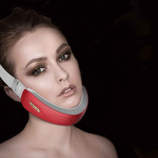 Sarah Express LED Facial Lifting Device with EMS Technology - V-Line Chin Lift Belt with Photon Therapy