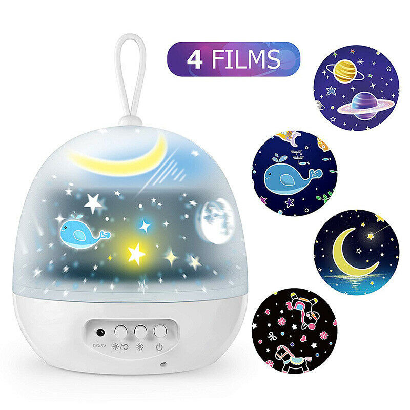 Sarah Express LED Night Light Projector 360° Rotating Star Galaxy Projector 8 Lighting Modes Bedroom Decor