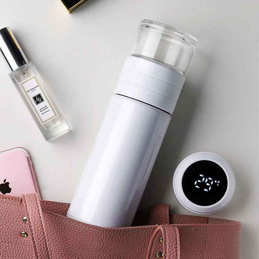 Sarah Express Smart Temperature Display Insulation Cup - 300ml Stainless Steel Thermos Bottle