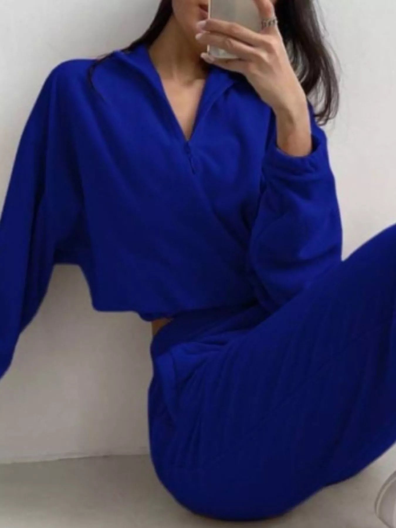 Sarah Express Women's Half Zip Sweatshirt and Pants Set