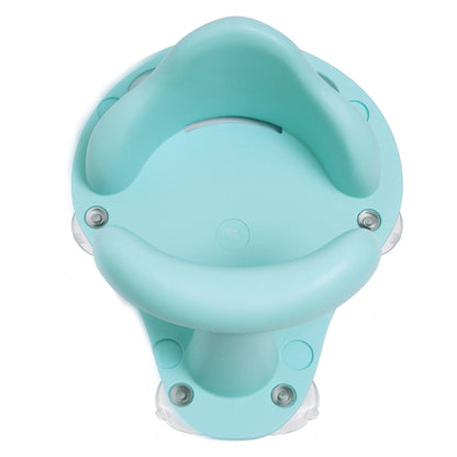 Sarah Express Baby Bath Seat with Suction Cups - Anti-Slip Safety Chair for Toddlers and Infants Blue