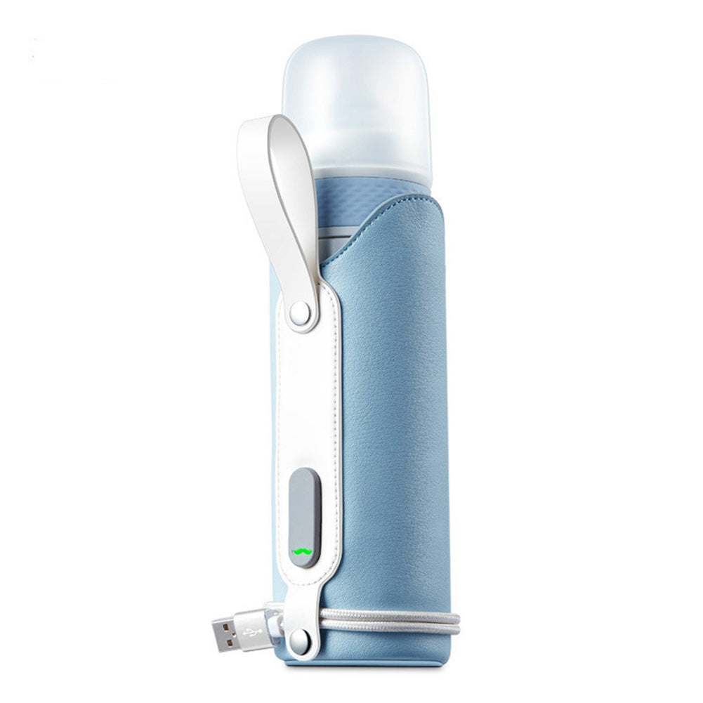 Sarah Express Thermostatic Baby Bottle USB Heated Glass 240ML Anti-Colic Wide Caliber