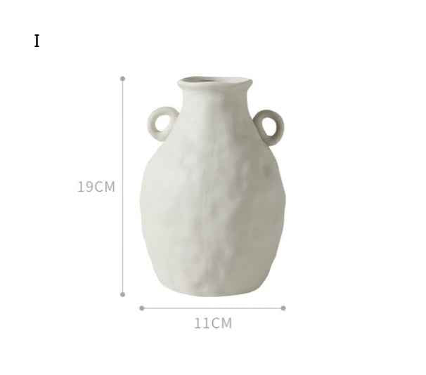 Sarah Express Nordic Minimalist Ceramic Vase - Modern Home Decor Art Piece I