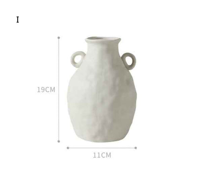 Sarah Express Nordic Minimalist Ceramic Vase - Modern Home Decor Art Piece I