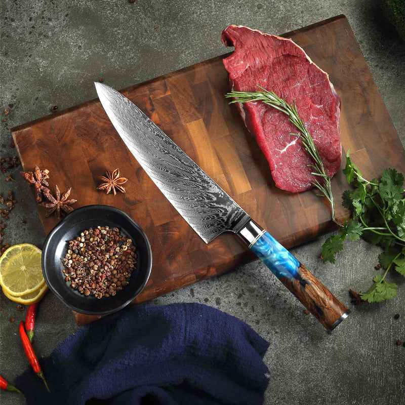 Sarah Express 67-Layer Damascus Steel Chef Knife - Professional Japanese Kitchen Knife