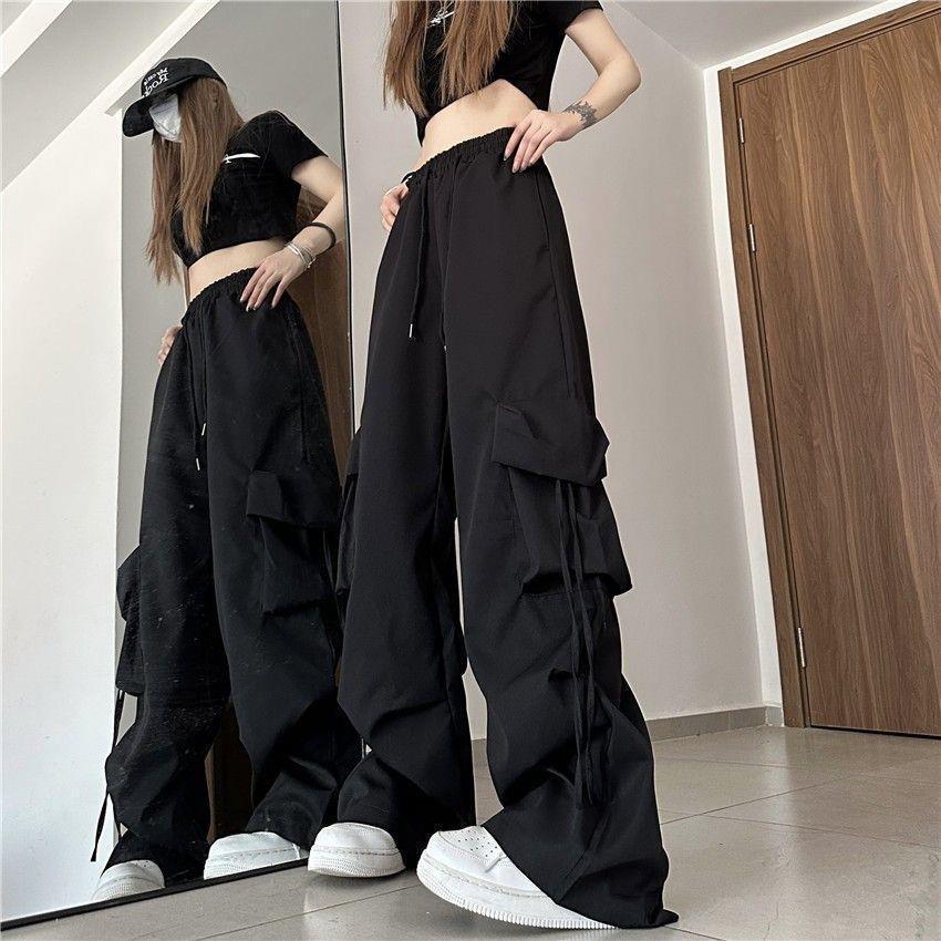Sarah Express High Waist Quick Drying Retro Casual Pants
