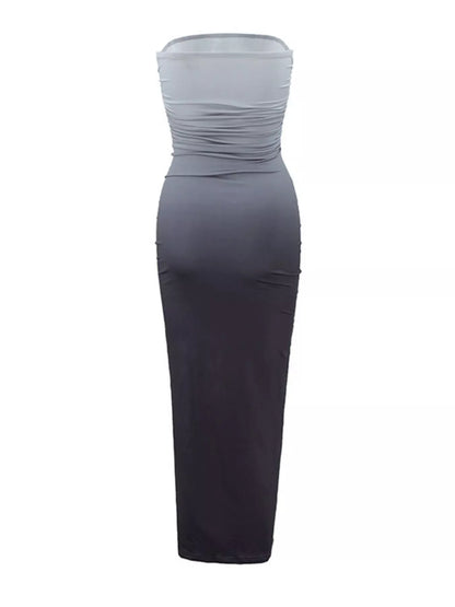 Sarah Express Women's Gradient Tube Bodycon Midi Dress