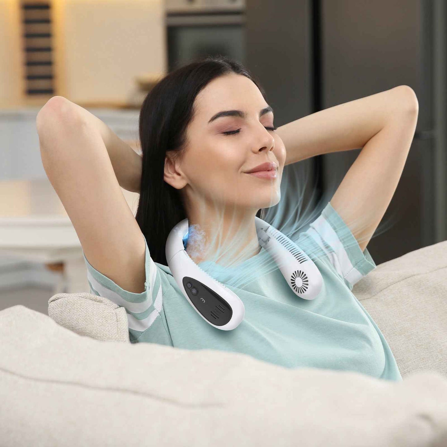 Sarah Express Portable USB Cooling Fan - Foldable Desktop Fan with 3 Speed Settings