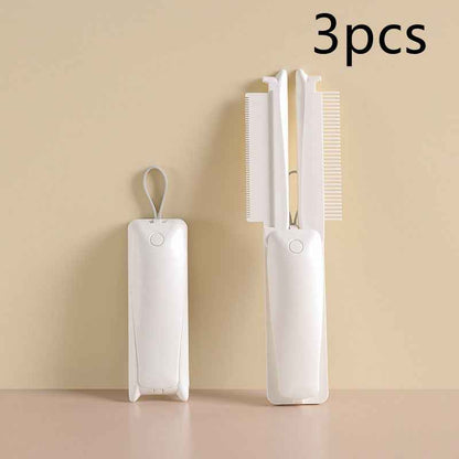 Sarah Express Professional Pet Hair Removal Brush - Dog & Cat Grooming Tool with Massage Function White 3pcs