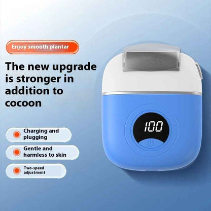 Sarah Express Electric Rechargeable Foot Grinder Pedicure Tool - Professional Callus Remover with 3 Grinding Heads