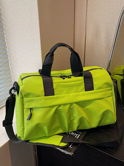 Sarah Express Oxford Cloth Travel Duffel Bag - Lightweight Medium Weekender Bag Green ONESIZE