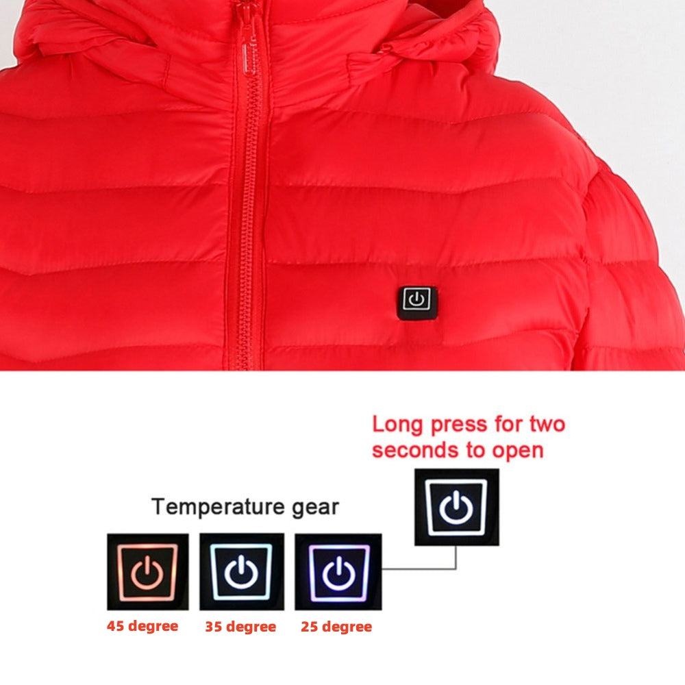 Sarah Express USB Heated Vest Jacket - Electric Thermal Heating Coat Winter Warmth