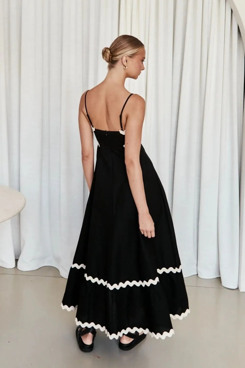 Sarah Express Women's Spaghetti Strap Maxi Dress