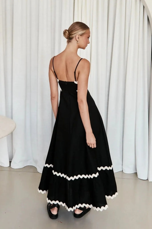 Sarah Express Women's Spaghetti Strap Maxi Dress