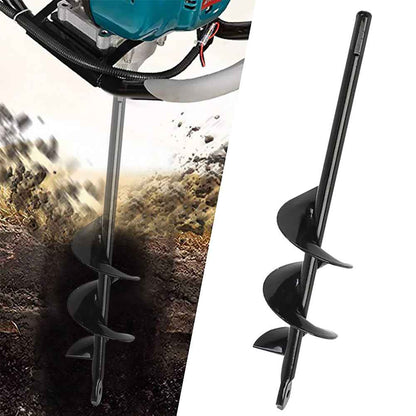 Sarah Express Garden Auger Drill Bit for Planting - Steel Earth Auger Spiral Hole Digger Tool