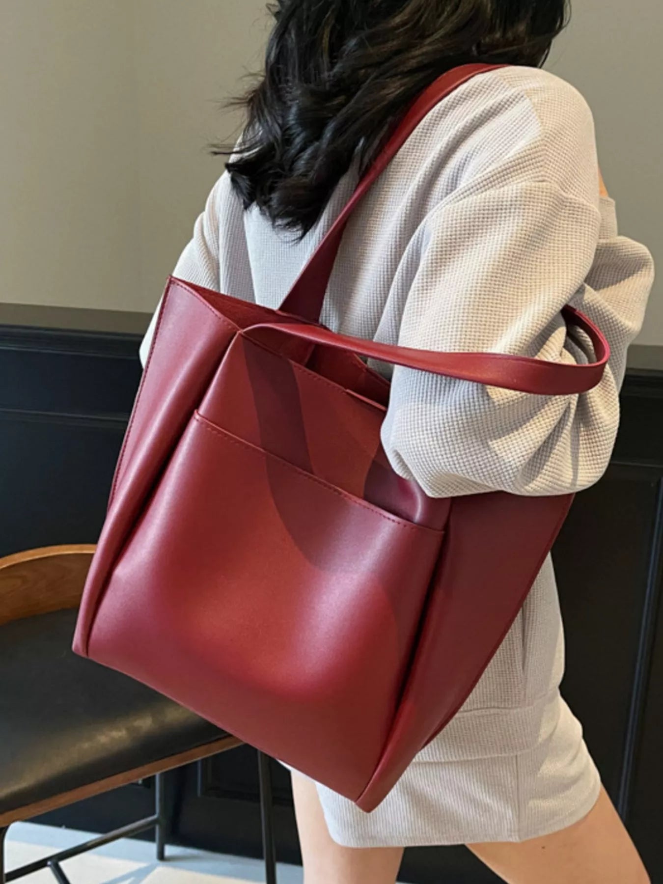 Sarah Express Women's PU Leather Shoulder Bag