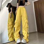 Sarah Express High Waist Quick Drying Retro Casual Pants