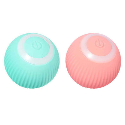 Sarah Express Smart Auto-Rolling Cat Toy Ball - Interactive Self-Rotating Pet Toy for Cats & Kittens 2pcs USB