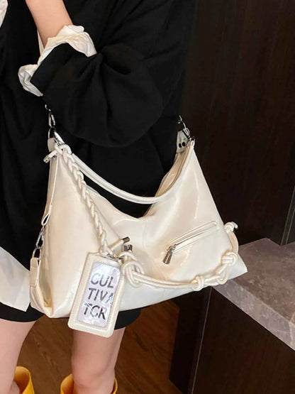 Sarah Express Women's PU Leather Shoulder Bag - Large Capacity Handbag