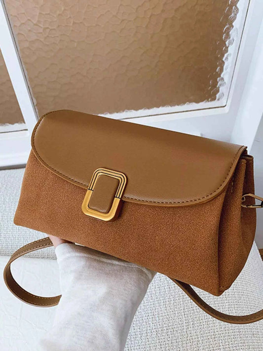 Buckle Flap Crossbody Bag
