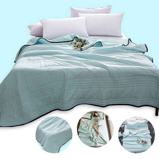 Sarah Express Cooling Summer Quilt Blanket - Lightweight Air Conditioning Comforter