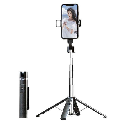 Sarah Express Bluetooth Selfie Stick Tripod with LED Fill Light - Extendable Phone Holder Stand 2 Style USB