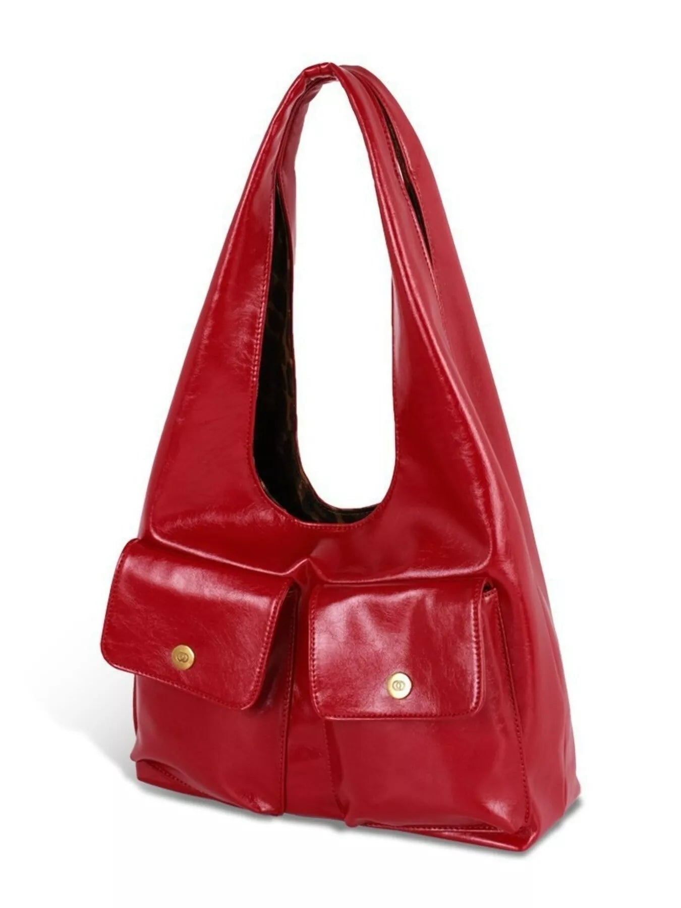 Sarah Express Women's Leather Shoulder Bag with Pockets