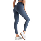 Sarah Express Women's Slim Fit Nylon Yoga Pants High Stretch Athletic Leggings Workout Activewear