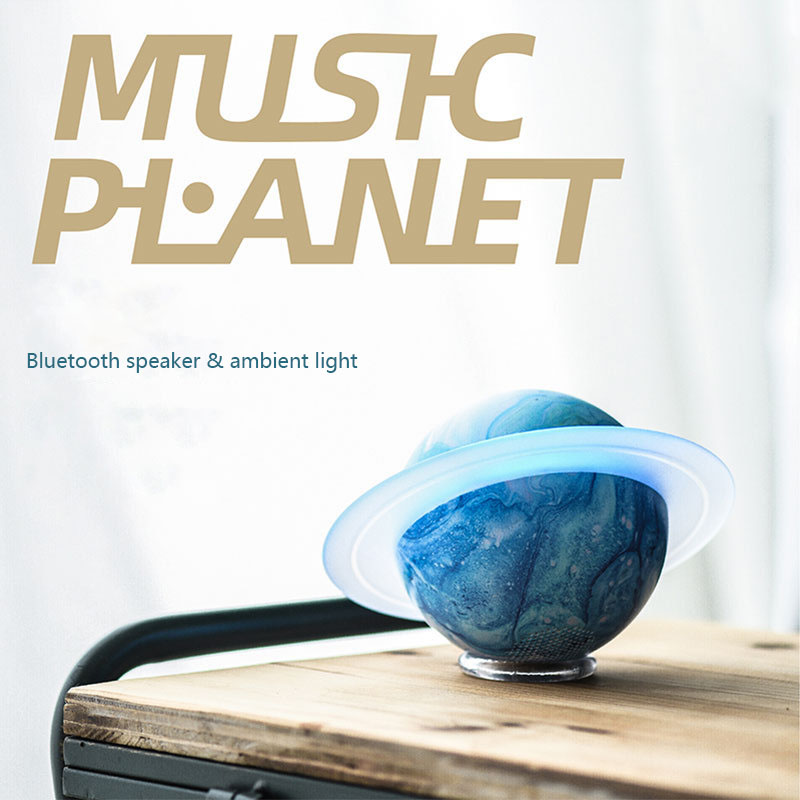 Planet Earth Bluetooth Speaker with LED Atmosphere Light