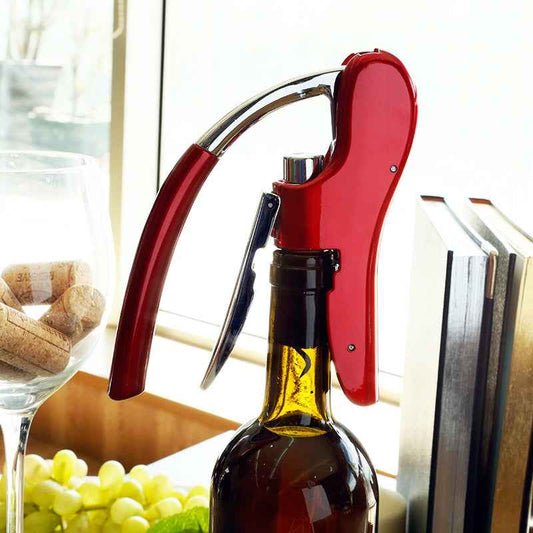 Sarah Express Premium Rabbit Lever Wine Opener with Built-in Foil Cutter