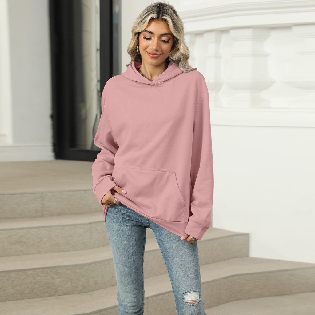 Sarah Express Women's Hooded Sweatshirt - Loose Fit Pullover Hoodie with Pockets