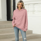 Sarah Express Women's Hooded Sweatshirt - Loose Fit Pullover Hoodie with Pockets