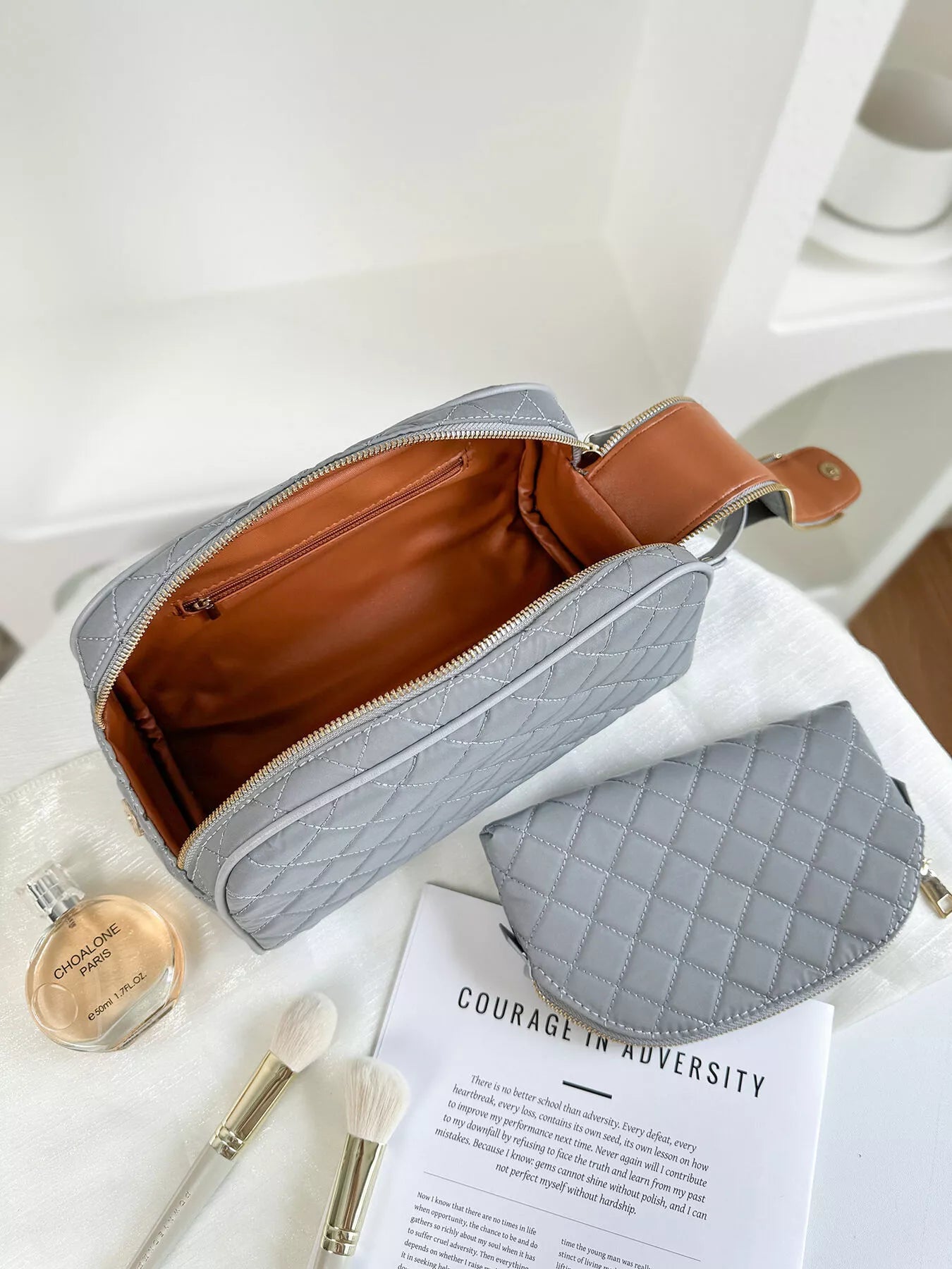 Sarah Express Women's Top Handle Handbag with Detachable Clutch