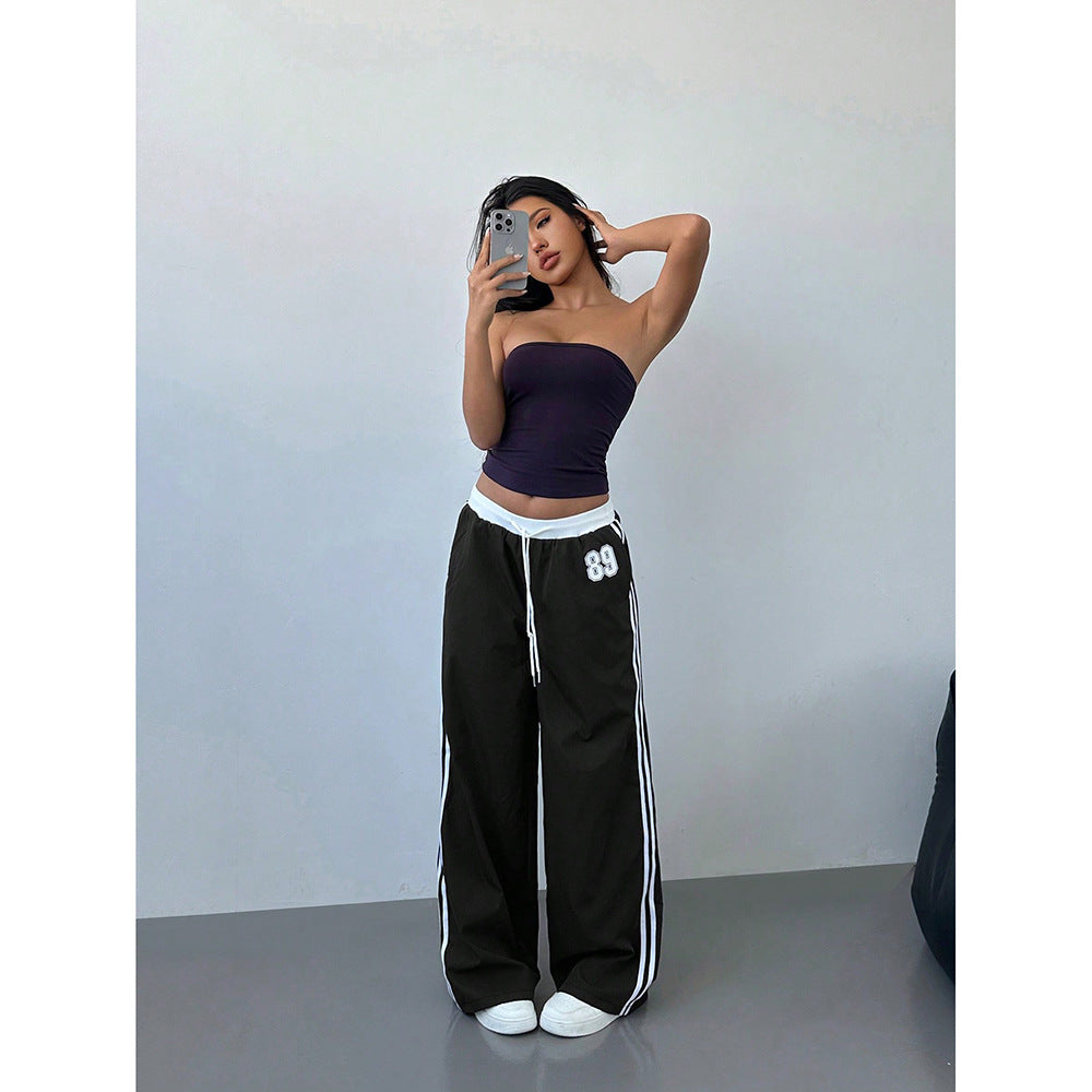Women's Loose Trendy Digital Printing Long Pants
