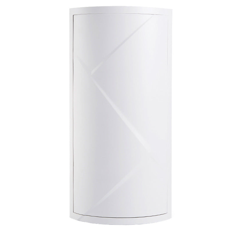 Sarah Express Rotatable Wall Mounted Bathroom Organizer Corner Storage Rack with Dust Cover