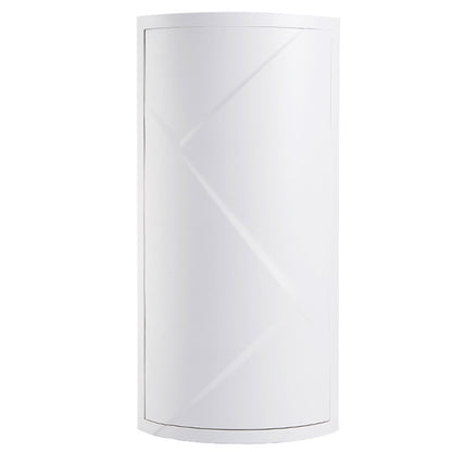 Sarah Express Rotatable Wall Mounted Bathroom Organizer Corner Storage Rack with Dust Cover