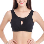 Women's Wireless Support Bra Anti-Sag Full Coverage Cotton Blend Sports