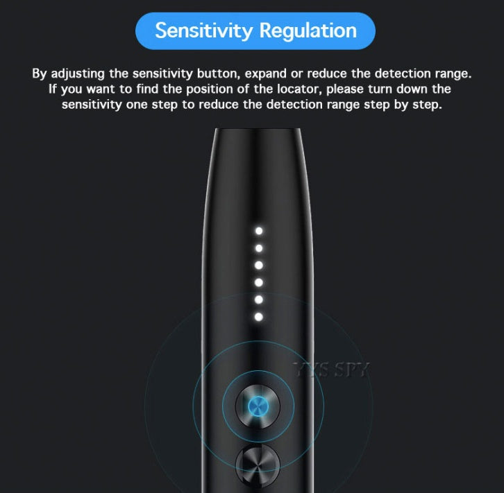 Spy Detector Pen - Hidden Camera & Bug Finder with GPS Tracking Detection
