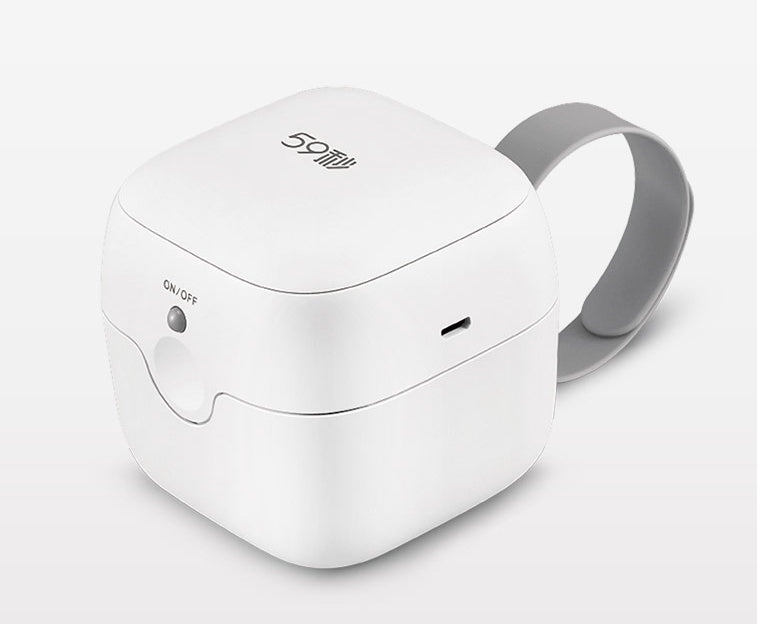 Sarah Express UV Pacifier Sterilizer Box - Baby Pacifier Sanitizer Storage Case with LED Disinfection White