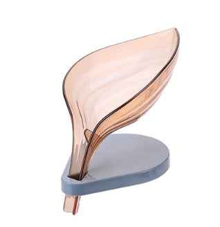 Sarah Express Suction Cup Soap Holder Drain Rack for Kitchen Bathroom Sink Storage Organizer Clear brown Q1pc