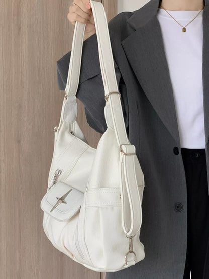 Sarah Express Women's Adjustable Strap Star Decor Convertible Crossbody Bag