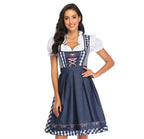 Sarah Express Women's Oktoberfest Dirndl Costume Bavarian Dress with Apron and Ribbon