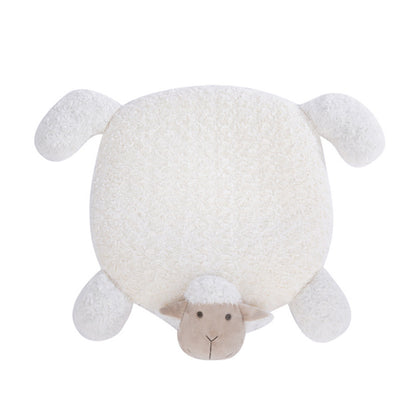 Sarah Express Sheep Shaped Floor Mat Chenille Carpet Cushion Pad Home Decor